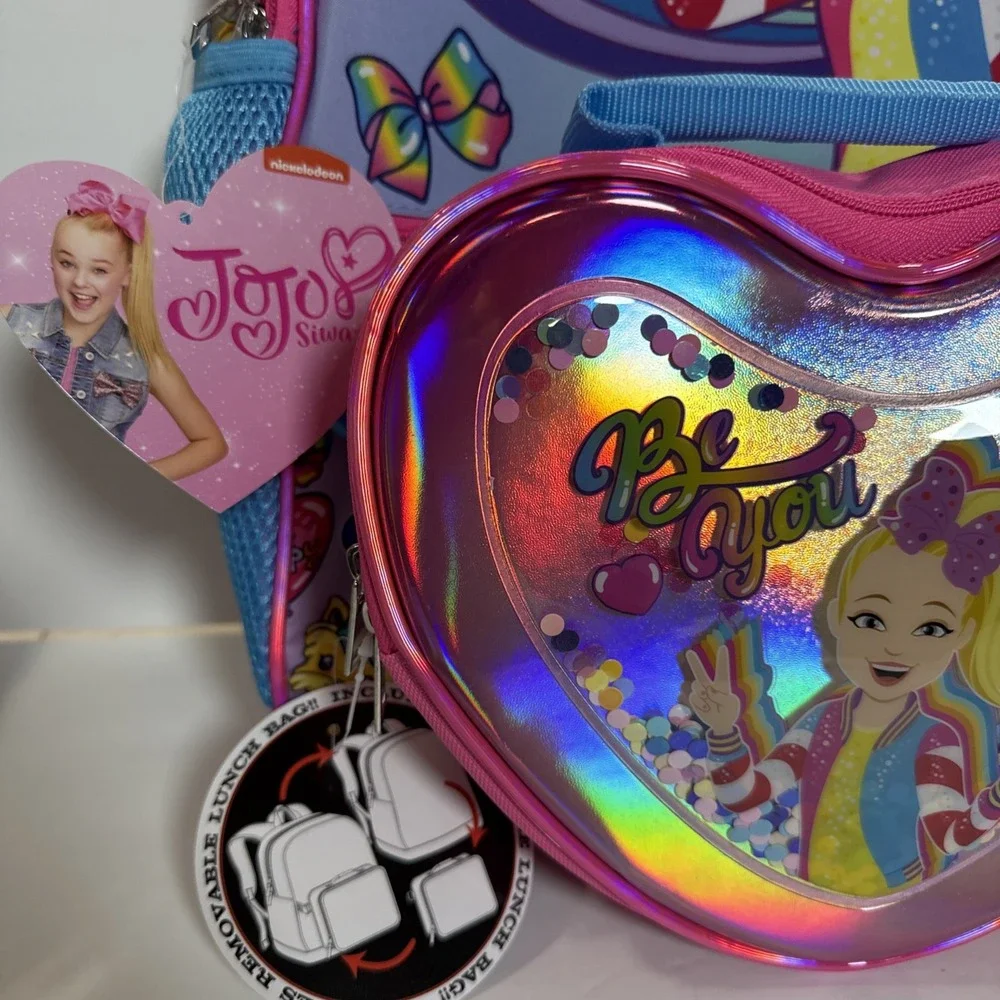 Jojo‎ Siwa  Backpack/ Lunch box Combo 17